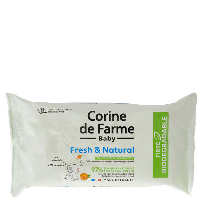 Corine de Farme Toallitas Fresh & Natural Biodegradables