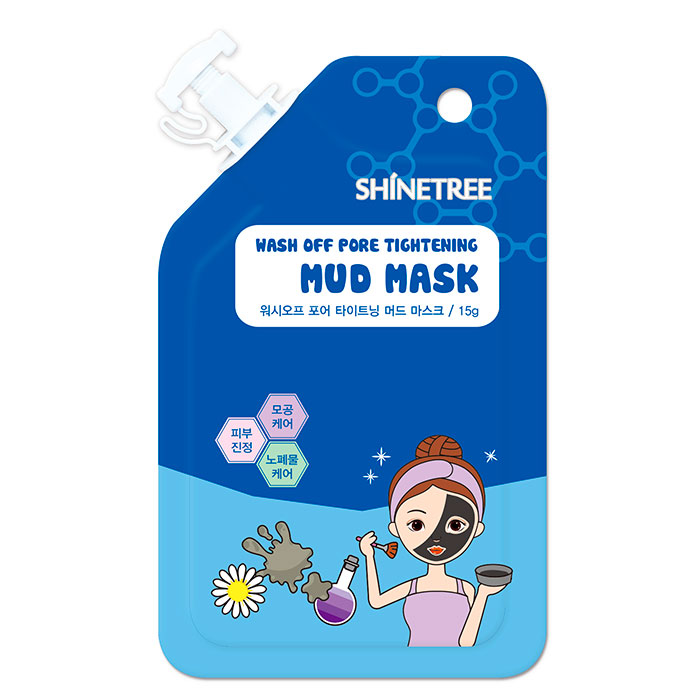 Shínetree Wash Off Pore Tightening Mud Mask